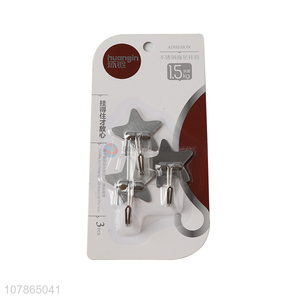 China factory starfish shape bathroom hook stainless steel sticky hook