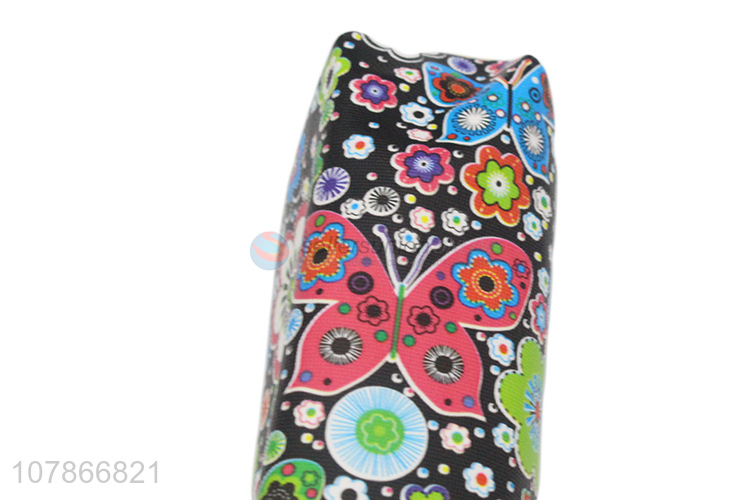 New products colourful flower pattern stationery storage pencil bag