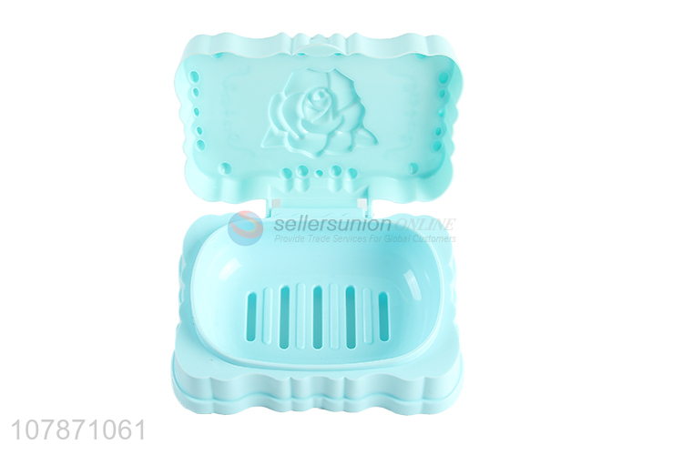 China supplier fashionable embossed soap case travel soap box