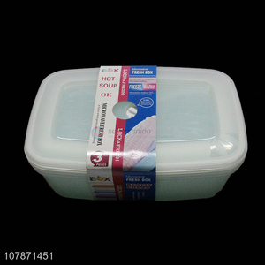 Online wholesale 3 pieces plastic microwave food container preservation box