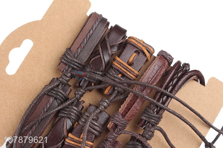 Fashion style handmade braided bracelet jewelry wholesale
