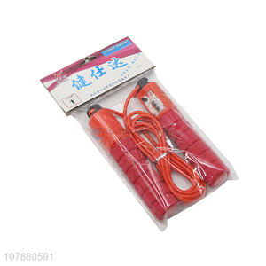 Online wholesale excercise sports pvc skipping rope with counter