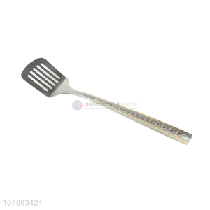 New design stainless steel kitchen cooking slotted spatula