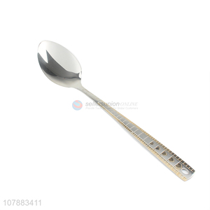 China wholesale stainless steel spoon for kitchen dinnerware