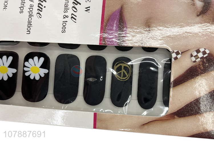 Latest arrival fashion nail wraps nail art decoration wholesale