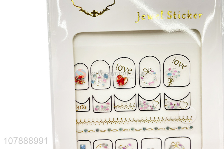 Newest Jewelry Sticker Nail Sticker Self-Adhesive Nail Decals