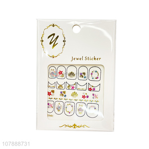 Delicate Design Jewel Nail Art Nail Wraps Fashion Nail Sticker