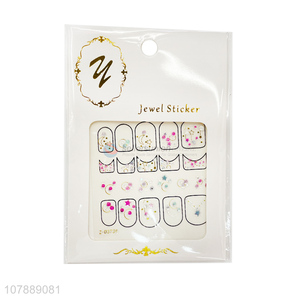 Best Sale Nail Art Jewel Sticker Nail Decals For Ladies