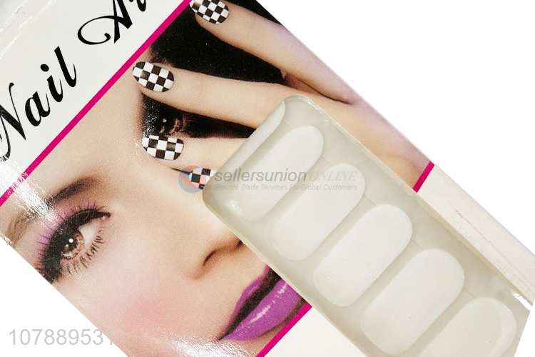 High Quality White Nail Stickers Nail Decoration Decals