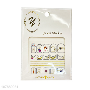 Promotional Delicate Jewel Nail Sticker Nail Decals For Women