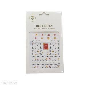 New style mini flower pattern lady nail decoration nail art stickers