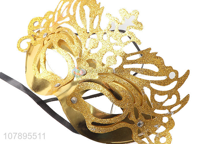 China wholesale gold masquerade mask dance performance mask