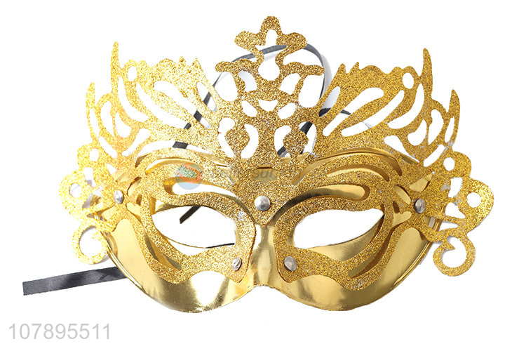 China wholesale gold masquerade mask dance performance mask