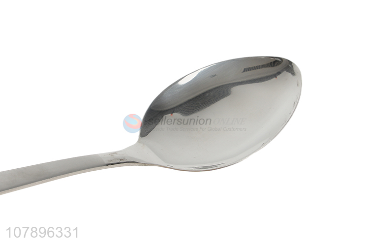 Good wholesale price silver stainless steel household eating spoon