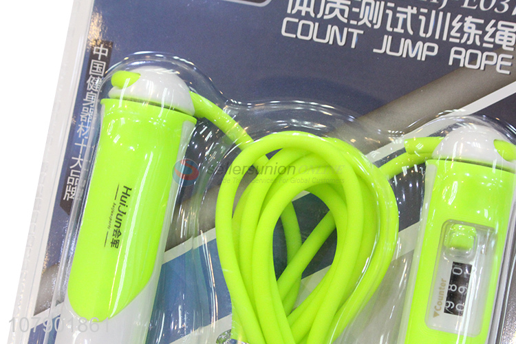 China manufacturer digital counting jump rope skipping rope for examination