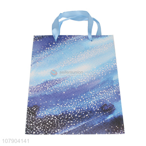 Factory <em>wholesale</em> starry sky paper bag holiday <em>gift</em> bag