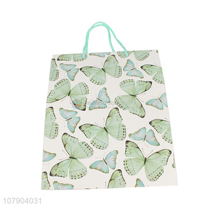 Yiwu <em>wholesale</em> butterfly paper printing <em>gift</em> packaging bag