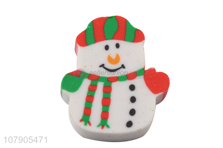 Cartoon Christmas Printing Erasers Cute Eraser For Office