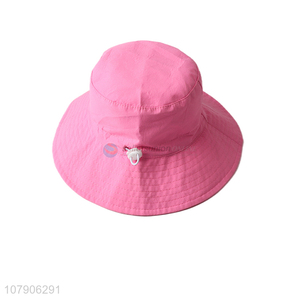 Online wholesale adjustable summer breathable wide brim bucket fisherman hat
