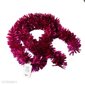 Low price wholesale rose red garland holiday ornaments