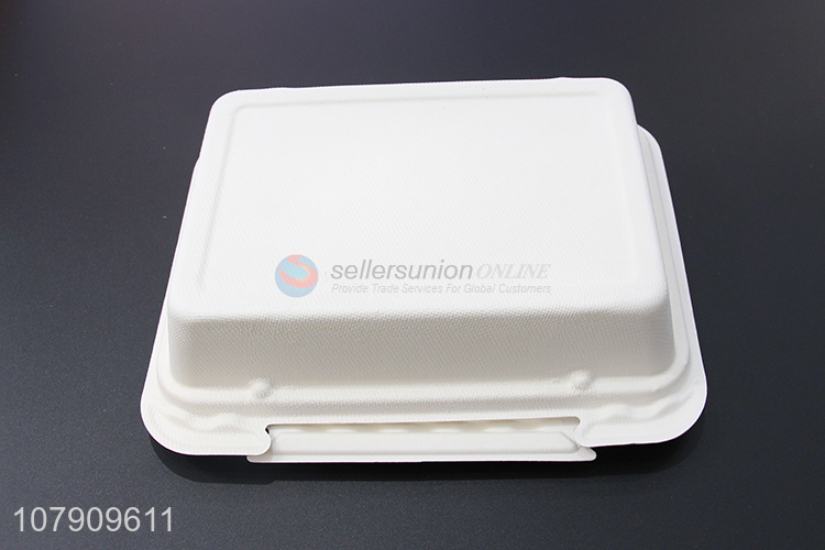 Good price white takeaway packed lunch box disposable plate