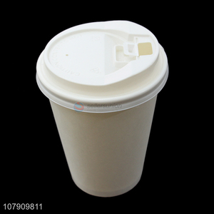 Hot selling white <em>paper</em> <em>cup</em> coffee drink <em>cup</em> with lid