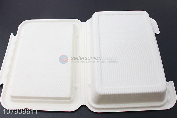 Good price white takeaway packed lunch box disposable plate