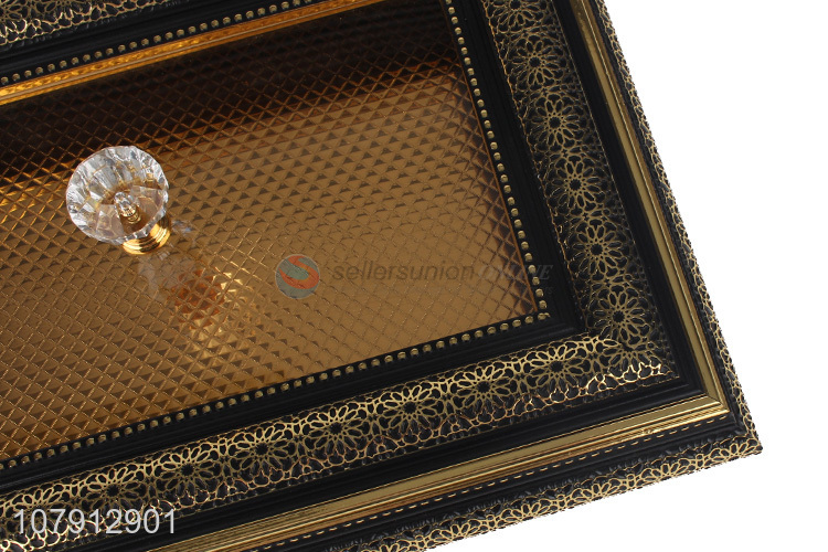 China Wholesale Black Golden Retro Acrylic Cake Packaging Box