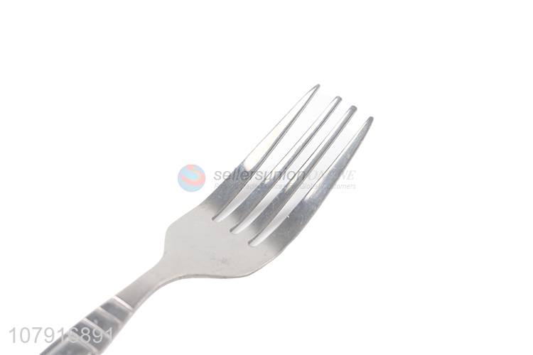 Online wholesale silver home hotel noodle fork for dinnerware