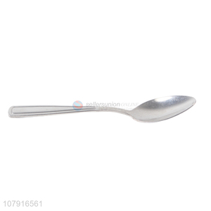 Top sale simple design stainless steel silver dinnerware spoon wholesale