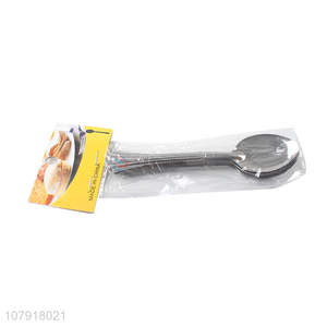 High quality silver stainless steel household spoon for eating