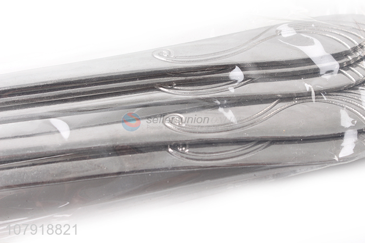 Good price silver stainless steel short handle fork wholesale