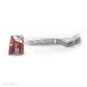 New silver stainless steel universal fork household tableware