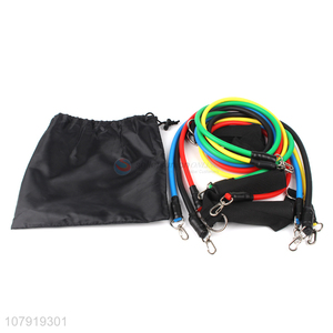 Top Grade Hot Selling 11pcs Training Resistance Bands Set