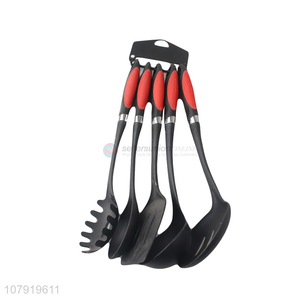 High Quality 5 Pieces Nylon Cooking Spatula And Spoon Set