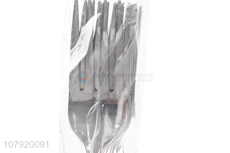 Online wholesale cheap stainless steel table fork metal steak fork