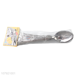 China supplier restaurant hotel stainless steel table spoon metal spoons