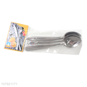 Online wholesale restaurant hotel stainless steel table spoon metal spoons