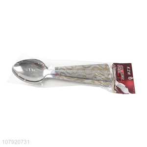 Wholesale cheap stainless steel flatware table spoon restaurant dinner spoon