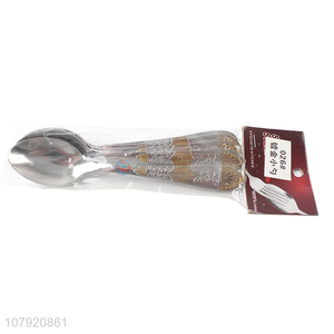 Good quality household stainless steel table spoon metal dinner spoon