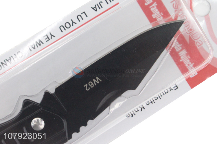 China export black stainless steel multi-function folding knife