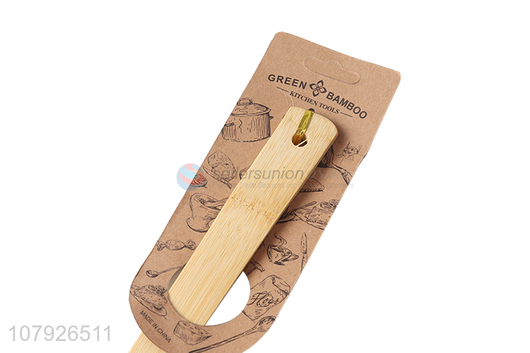 Hot sale cooking utensils eco-friendly biodegradable bamboo fish turner steak spatula