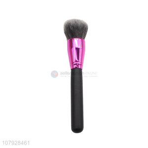 Wholesale black loose powder brush universal makeup tool for ladies