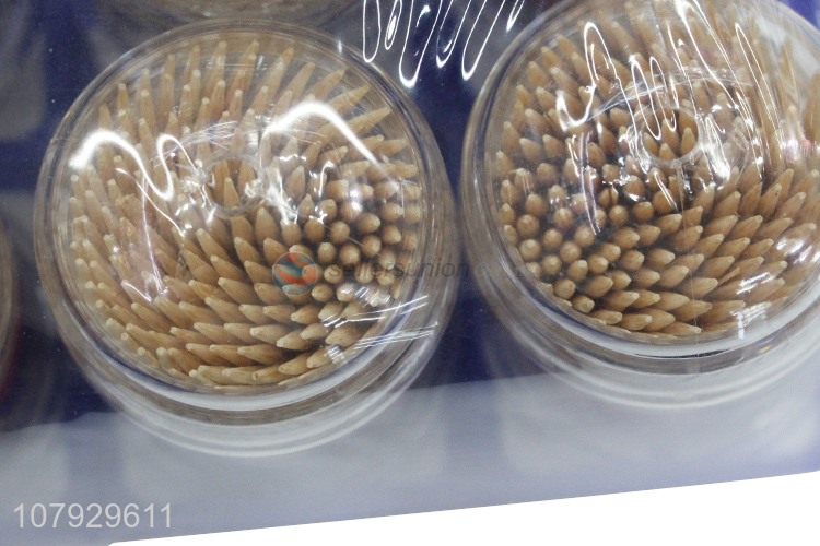 Wholesale price disposable pagoda toothpicks with bottle home toothpicks