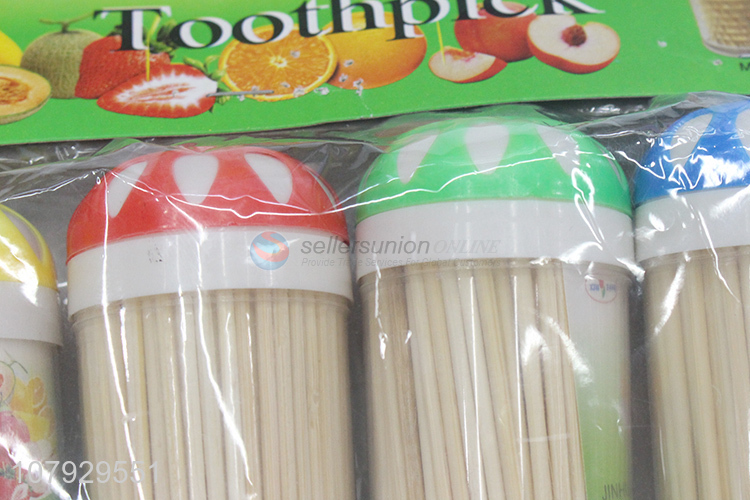 Factory direct sale bamboo disposable toothpicks universal flossing tool