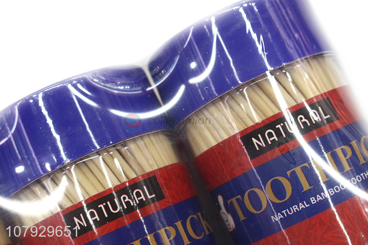 Low price wholesale wooden double head disposable toothpicks for universal