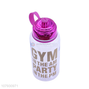 New product portable large capacity outdoor plastic water bottle fym sport bottles