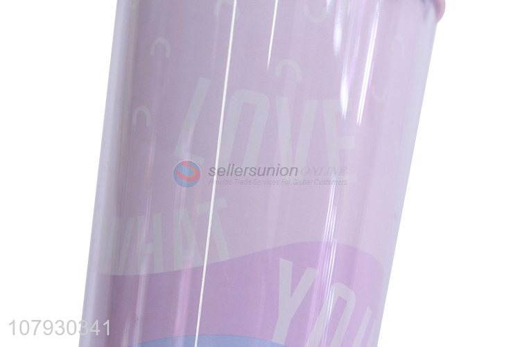 New arrival fashionable plastic travel mugs reusable coffee cups with lid