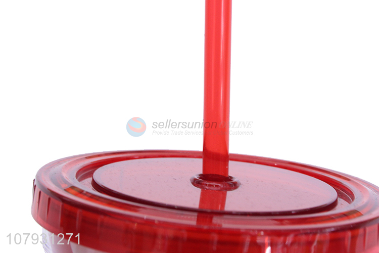 China supplier reusable non-toxic straw cup Christmas tumbler with straw