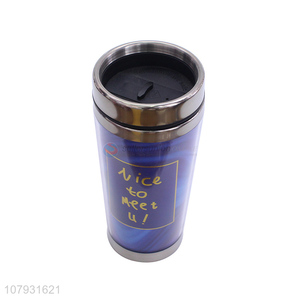 Hot sale luxury reusable coffee cups with lid travel mug drinking cup with lid